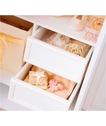 Armoire à palettes avec 3 portes, pour enfants et adolescents Romantic Blanc sur le site 