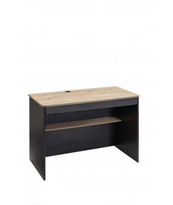 Table de bureau en palette pour les jeunes Blacky Noir / Nature, L110xl58xH75 cm en ligne