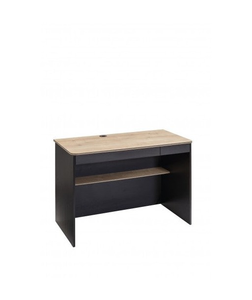 Table de bureau en palette pour les jeunes Blacky Noir / Nature, L110xl58xH75 cm en ligne