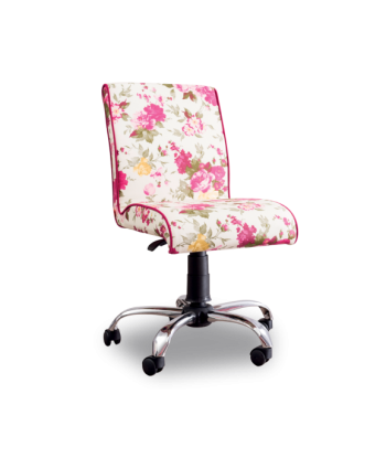 Chaise de bureau pour enfants, rembourrée en tissu Summer Soft Flowers, l56xA60xH86-96 cm de l' environnement