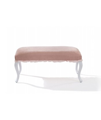 Banc rembourré en tissu et pieds en bois Dream Salmon, l92xA43xH45 cm vente chaude votre 