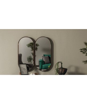 Miroir décoratif Wella Gris, l51xH102 cm Voir les baskets