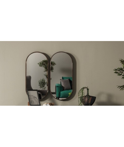 Miroir décoratif Wella Gris, l51xH102 cm Voir les baskets