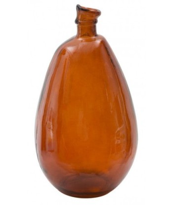 Vase décoratif en verre recyclé Roto Orange, Ø26xH47 cm En savoir plus