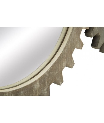 Décoration murale avec miroir, en MDF Ingranaggio Natural, l137xA3xH73,5 cm En savoir plus