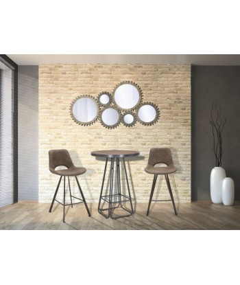 Décoration murale avec miroir, en MDF Ingranaggio Natural, l137xA3xH73,5 cm En savoir plus