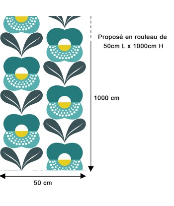 Papier peint année 70 Spring destockage