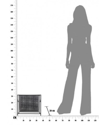 Support en métal pour magazines Giornali Noir, l37xP22xH30 cm Faites des économies