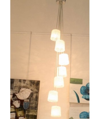 Lustre Serety 7 Alb outlet