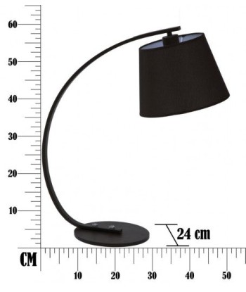 Lampe Bow Glamy Noire Les magasins à Paris