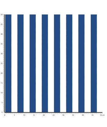 Papier peint rayures fines bleu de France