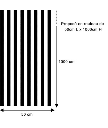 Papier peint rayures fines noir Toutes les collections ici
