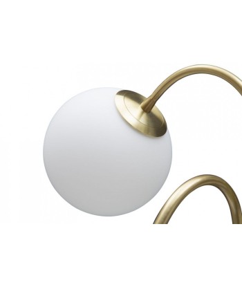 Lampe Glamy Light Or / Blanc, Ø53xH74 cm le concept de la Pate a emporter 