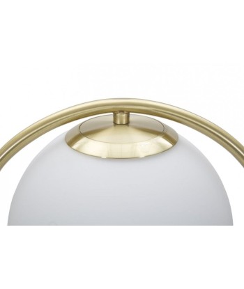 Lampadaire Glamy Or / Blanc en linge