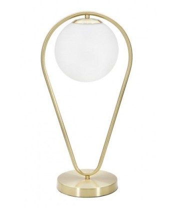 Lampadaire Glamy Or / Blanc en linge