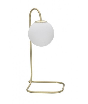 Lampe Glamy Twist Or / Blanc Véritable concentré