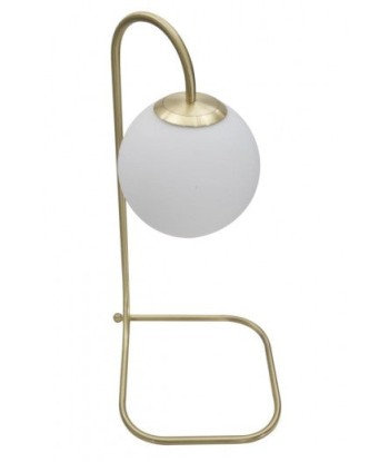 Lampe Glamy Twist Or / Blanc Véritable concentré