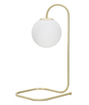 Lampe Glamy Twist Or / Blanc Véritable concentré