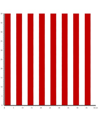 Papier peint rayures fines rouge la chaussure