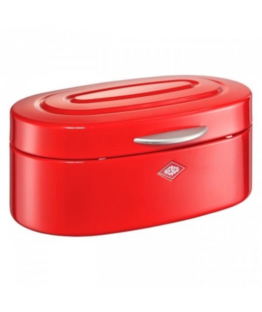 Boîte à pain, métal, Single Elly Rouge, l32xA19,4xH14 cm outlet