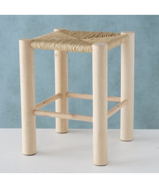 Tabouret Jouko en bois naturel, l32xA32xH40 cm votre restaurant rapide dans 