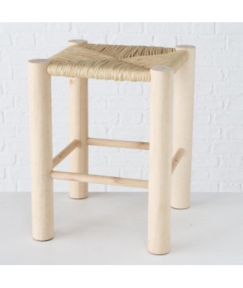 Tabouret Jouko en bois naturel, l32xA32xH40 cm votre restaurant rapide dans 