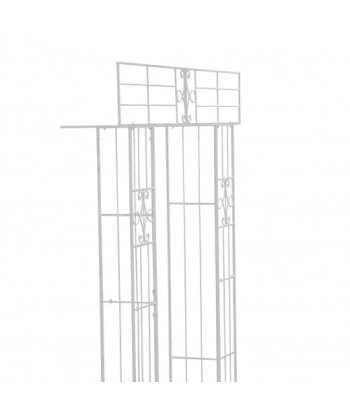 Arche de jardin en métal Klara Blanc, L210xl35xH235 cm votre