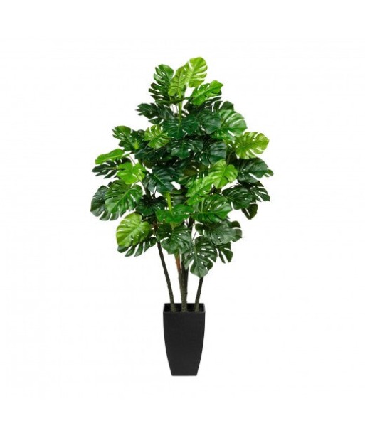 Plante artificielle en pot, Splitphilodendron Vert, H105 cm Comparez et commandez 