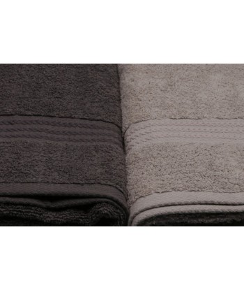 Lot de 4 serviettes de bain en coton, Arc-en-ciel, 70 x 140 cm rembourrage situé sous