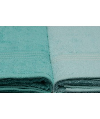 Lot de 4 serviettes de bain en coton, Arc-en-ciel, 70 x 140 cm paiement sécurisé