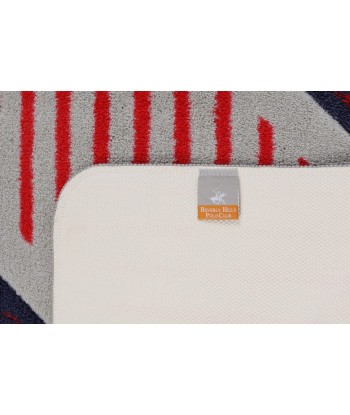 Tapis de bain Beverly Hills Polo Club 312 Rouge / Gris / Marine, 67 x 120 cm de l' environnement