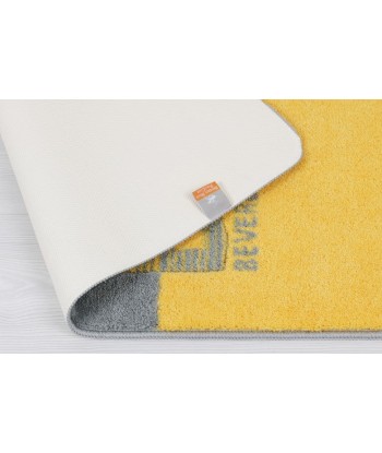 Tapis de bain Beverly Hills Polo Club 315 Jaune / Gris, 57 x 100 cm l'achat 