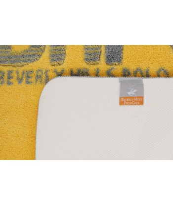 Tapis de bain Beverly Hills Polo Club 315 Jaune / Gris, 57 x 100 cm l'achat 