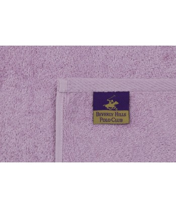 Lot de 3 serviettes de bain en coton, Beverly Hills Polo Club 402 Lilas / Violet / Violet, 70 x 140 cm sur le site 