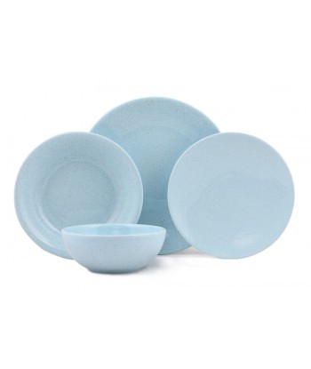 Service de vaisselle en porcelaine, Henry Dinner Turquoise, 24 pièces suggérées chez