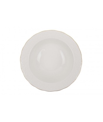 Service de vaisselle en porcelaine, Berni Dinner Blanc / Or, 24 pièces en ligne