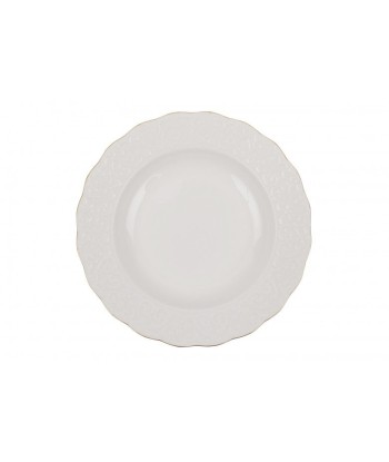 Service de vaisselle en porcelaine, Berni Dinner Blanc / Or, 24 pièces en ligne