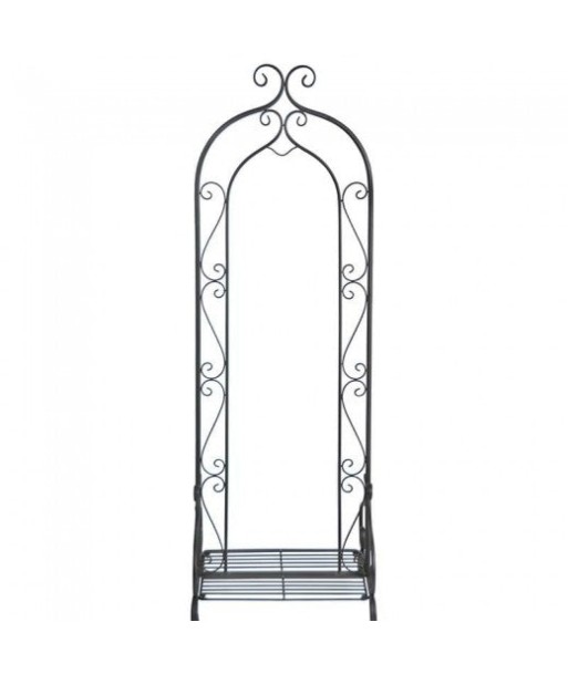 Étagère pliante pour pots de jardin / terrasse, métal, Stand Noir, L45.9xl44xH132.6 cm de la marque