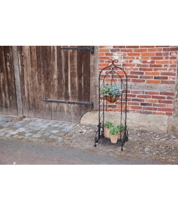 Étagère pliante pour pots de jardin / terrasse, métal, Stand Noir, L45.9xl44xH132.6 cm de la marque