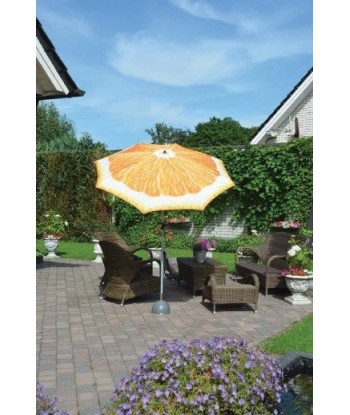 Parasol, Oranges Orange, Ø184xH226 cm Fin de série