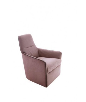 Fauteuil fixe tapissé de tissu, Bangkok Rose, l70xA80xH96 cm Véritable concentré