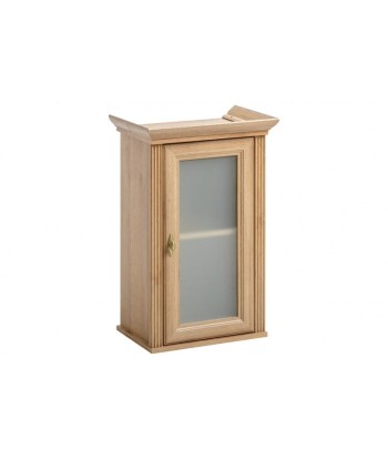 Meuble de salle de bain suspendu avec vitrine, 1 porte, Palace Riviera, l43xA30xH79 cm Dans la société mordern