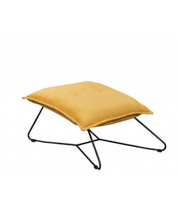 Tabouret rembourré avec pieds en tissu et métal, Victorio Mustariu, l69xA80xH42 cm acheter en ligne