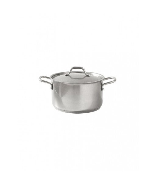 Pot en acier inoxydable avec couvercle, Saveurs Chrome, Ø24 cm l'achat 