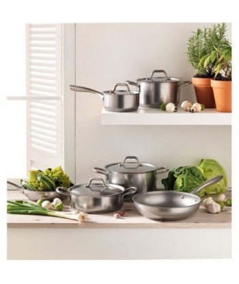 Pot en acier inoxydable avec couvercle, Saveurs Chrome, Ø24 cm l'achat 