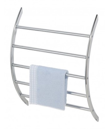 Porte-serviettes de salle de bain avec étagère en métal, Pescara Chrome, l56xP 21,5xH46 cm online