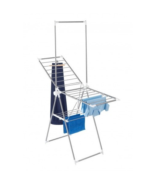 Sèche-linge pliable avec cintres, cadre en métal, Profi Extra Chrome, 13,5 m 50-70% off 