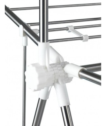 Sèche-linge pliable avec cintres, cadre en métal, Profi Extra Chrome, 13,5 m 50-70% off 