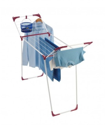 Sèche-linge pliable, châssis métal, Summer Large Blanc / Rouge, 20 m acheter