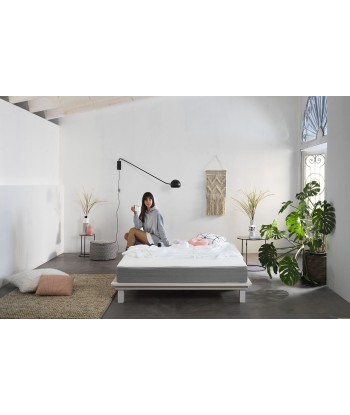 Matelas à mémoire de forme Sunset, épaisseur 20 cm, mousse à mémoire de forme 6 cm, housse amovible hantent personnes